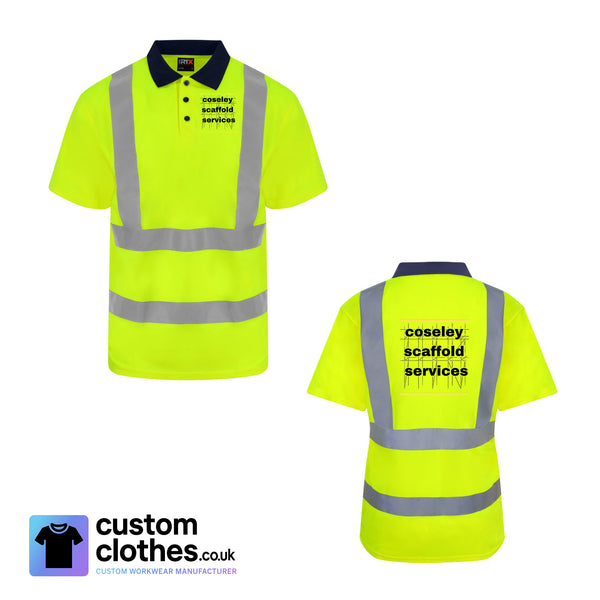 Hi-Vis Polo — Yellow