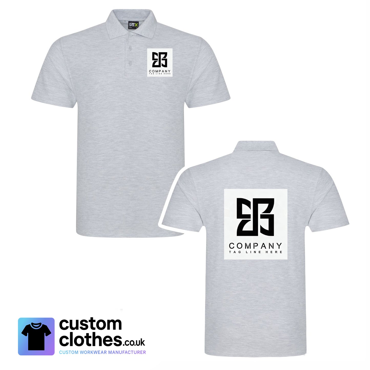 RTX-POLO heather-grey AST-006448 [SB000048|RTX-POLO|heather-grey|AST-006448]