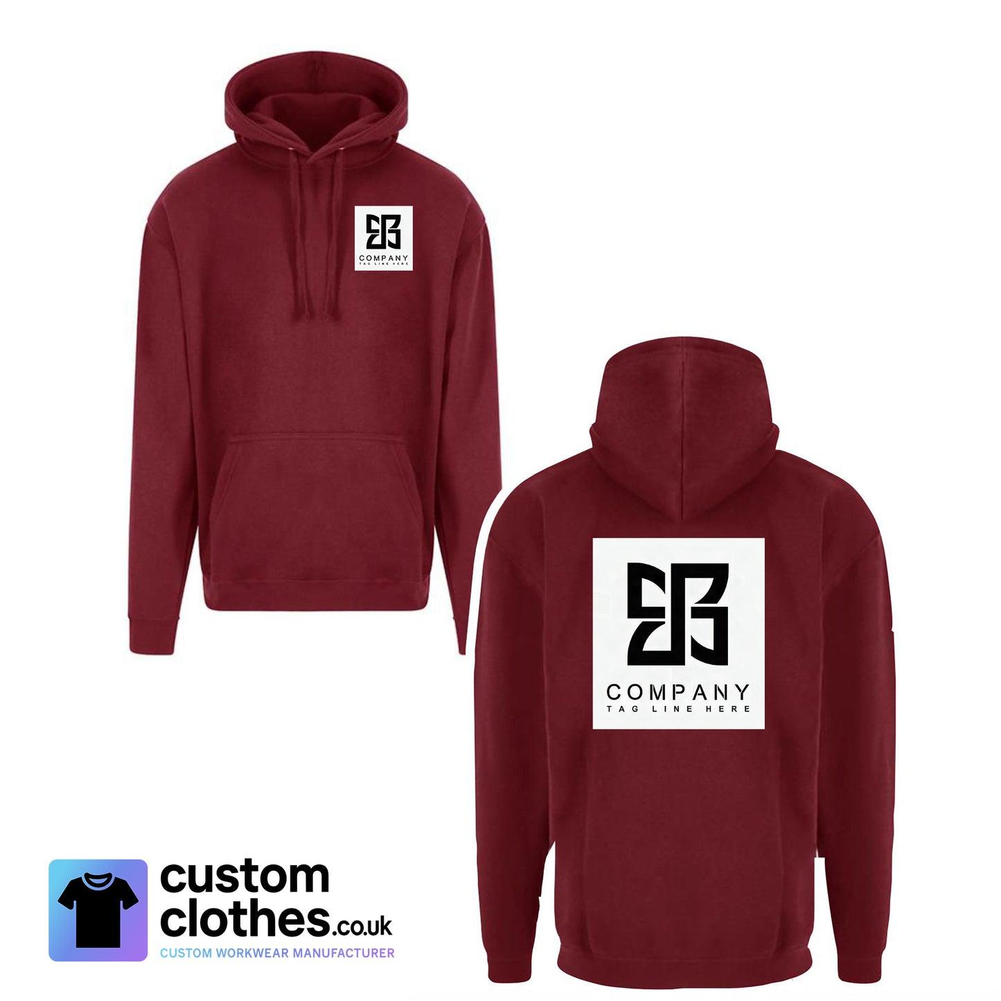 RTX-HOODIE-CHEST-LOGO burgundy AST-006478 [SB000048|RTX-HOODIE-CHEST-LOGO|burgundy|AST-006478]