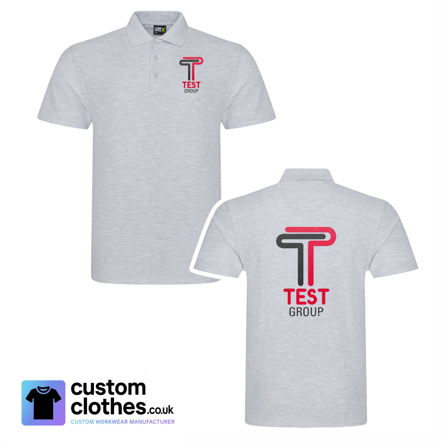 RTX-POLO heather-grey AST-006577 [SB000049|RTX-POLO|heather-grey|AST-006577]