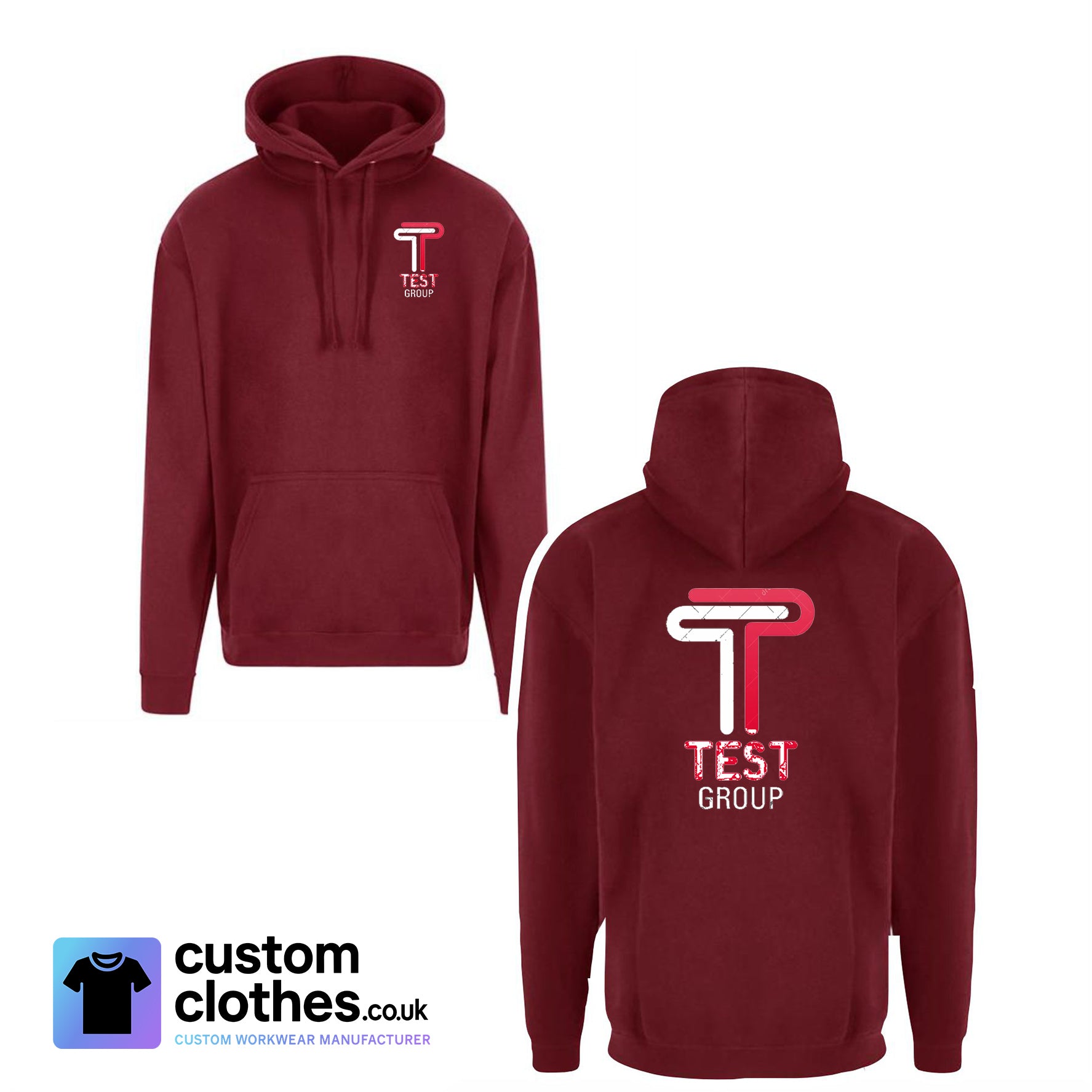 RTX-HOODIE-CHEST-LOGO burgundy AST-006607 [SB000049|RTX-HOODIE-CHEST-LOGO|burgundy|AST-006607]