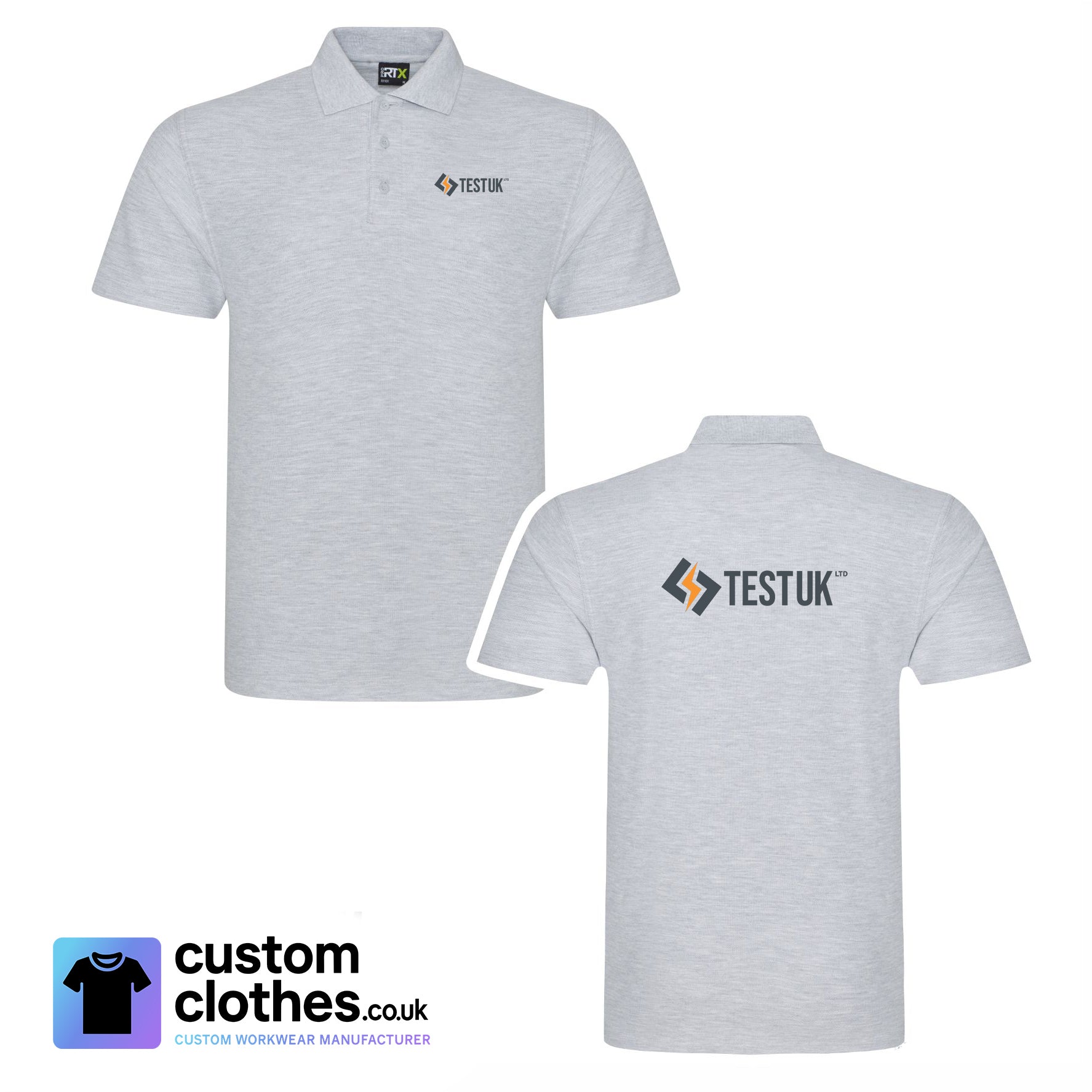 RTX-POLO heather-grey AST-006620 [SB000050|RTX-POLO|heather-grey|AST-006620]