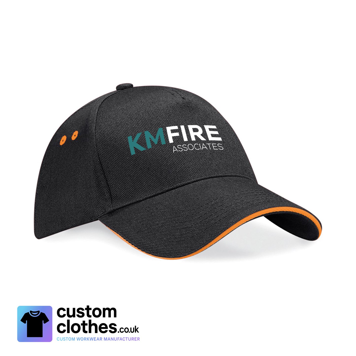 KM Fire Associates - CONTRAST BASEBALL CAP [BC15C]