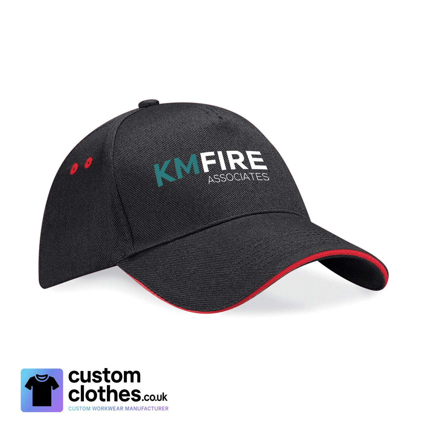 KM Fire Associates - CONTRAST BASEBALL CAP [BC15C]