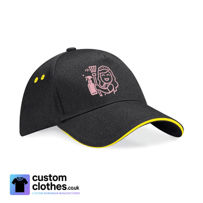 null - CONTRAST BASEBALL CAP [BC15C]
