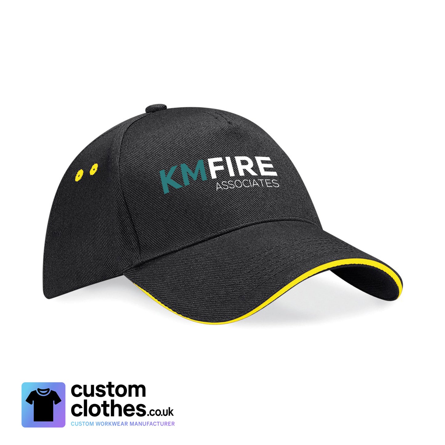 KM Fire Associates - CONTRAST BASEBALL CAP [BC15C]