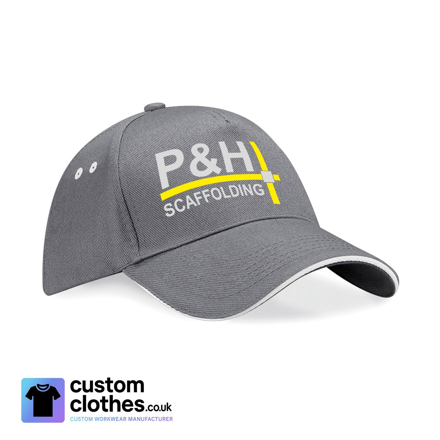 P&H SCAFFOLDING - CONTRAST BASEBALL CAP [BC15C]