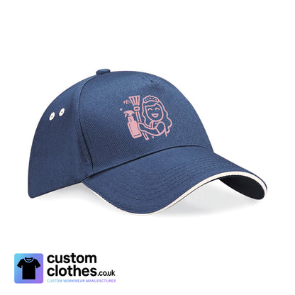 null - CONTRAST BASEBALL CAP [BC15C]