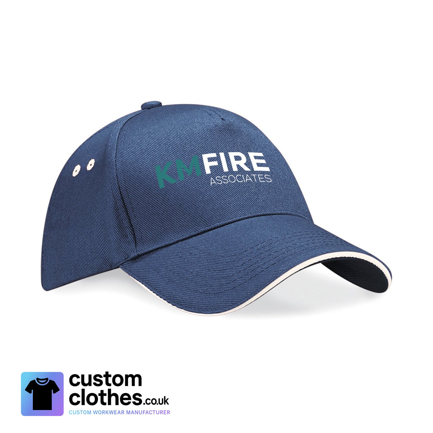 KM Fire Associates - CONTRAST BASEBALL CAP [BC15C]