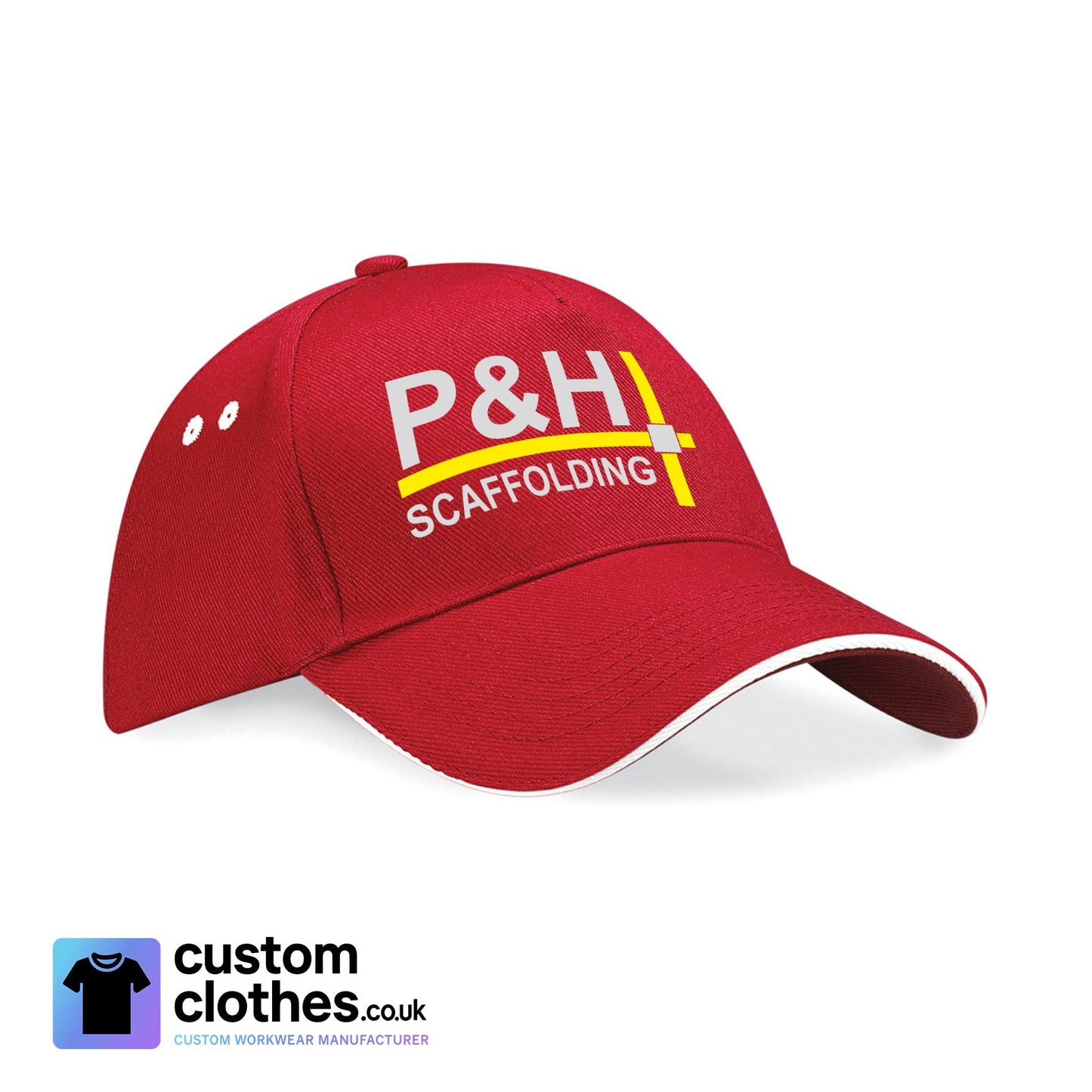 P&H SCAFFOLDING - CONTRAST BASEBALL CAP [BC15C]