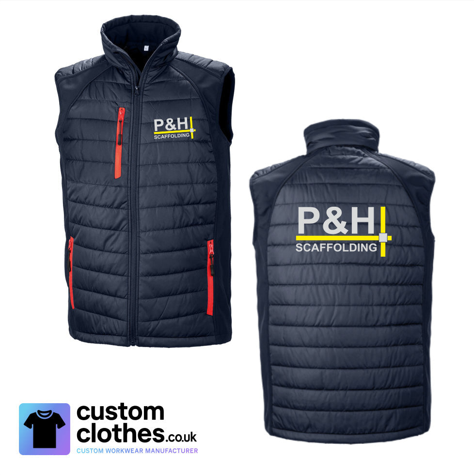 P&H SCAFFOLDING - CONTRAST GILET [R238X]