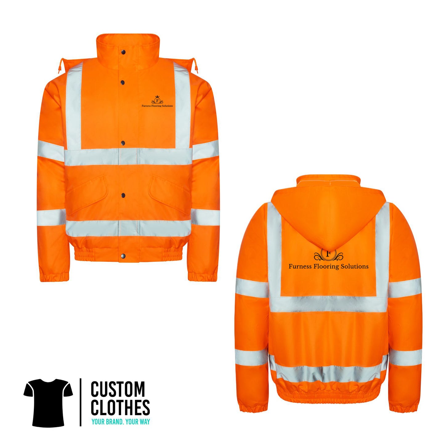Furness Flooring Solutions - HI-VIS BOMBER JACKET [RX770]