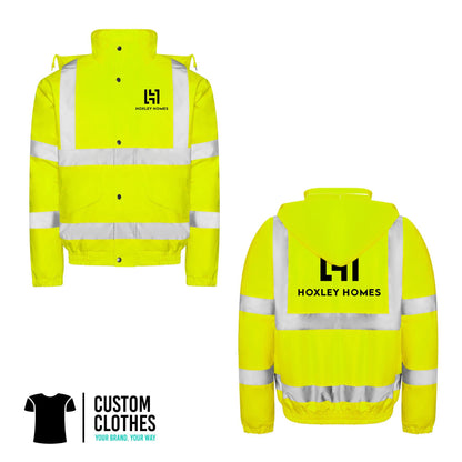 Hoxley Homes - HI-VIS BOMBER JACKET [RX770]
