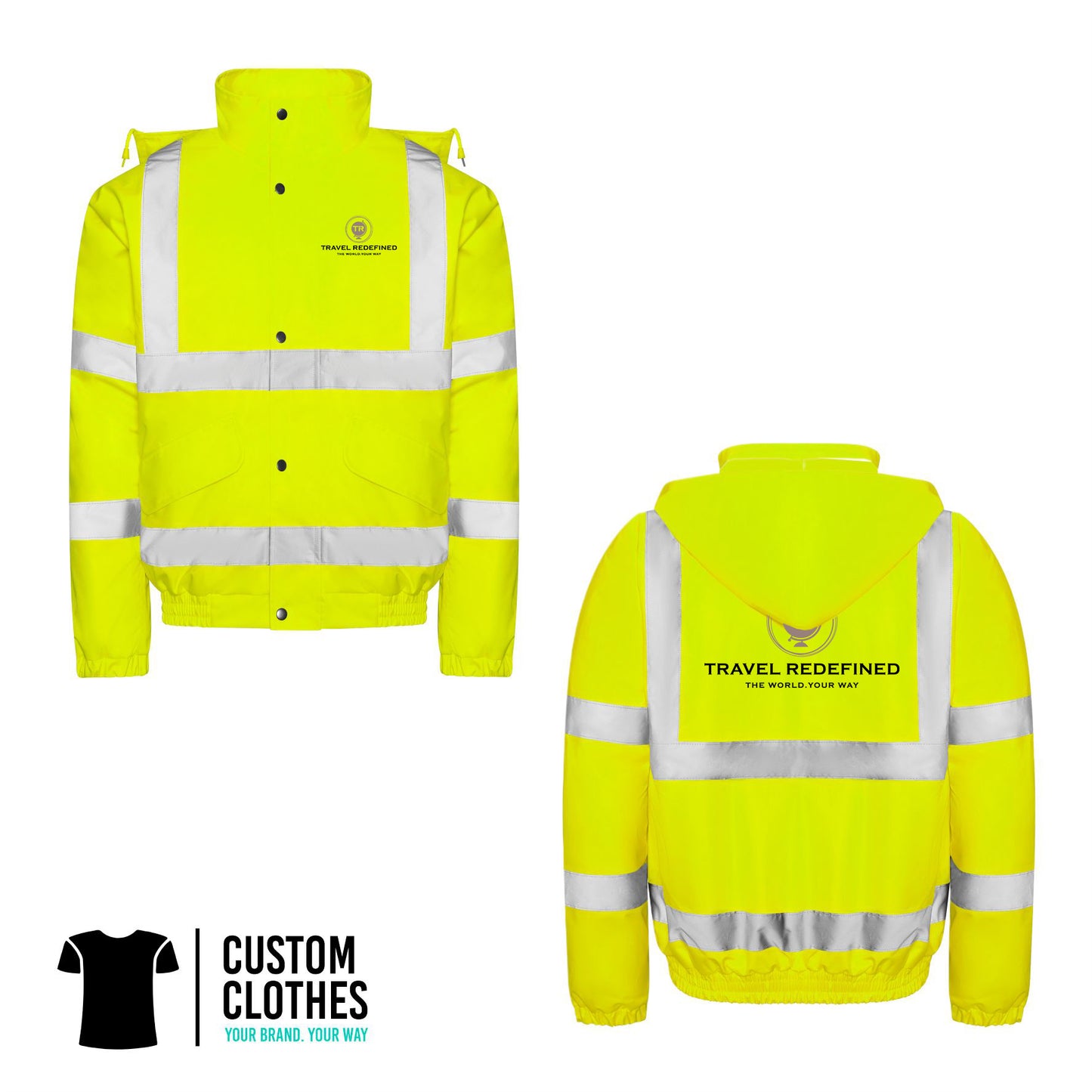 Travel Redefined Ltd - HI-VIS BOMBER JACKET [RX770]
