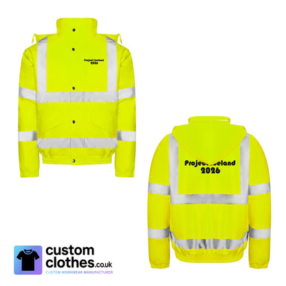 PROJECT ICELAND 2026 - HI-VIS BOMBER JACKET [RX770]