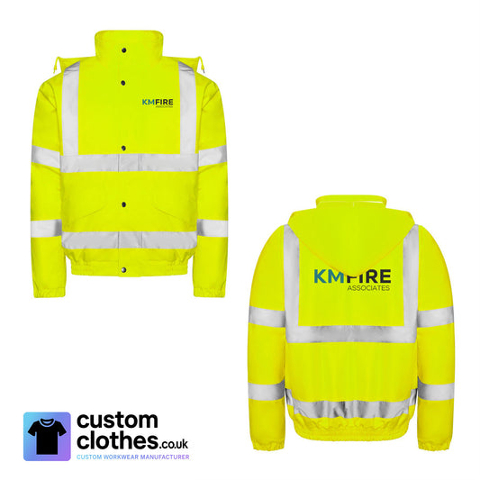KM Fire Associates - HI-VIS BOMBER JACKET [RX770]