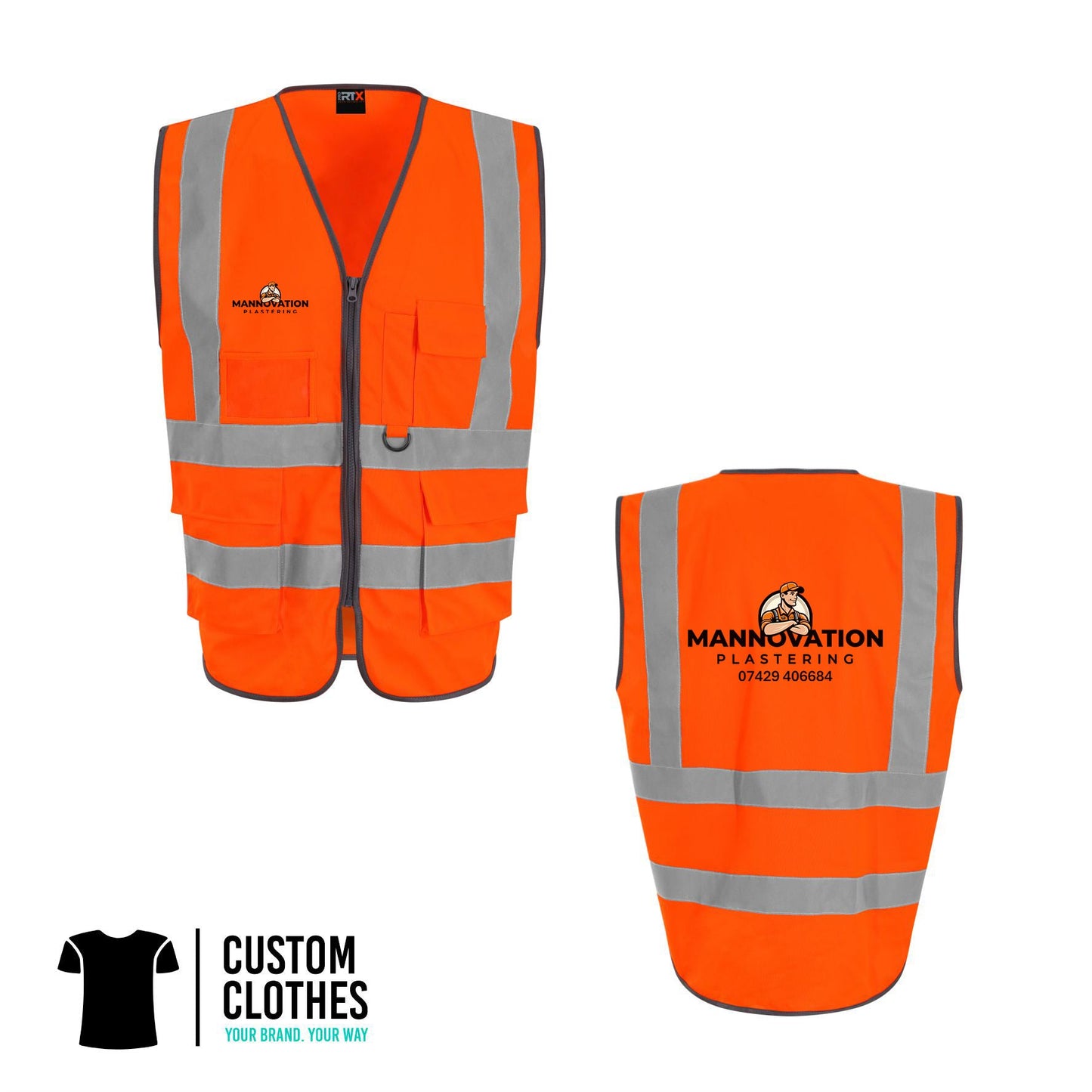 MANNOVATION - HI-VIS EXECUTIVE VEST [RX705]
