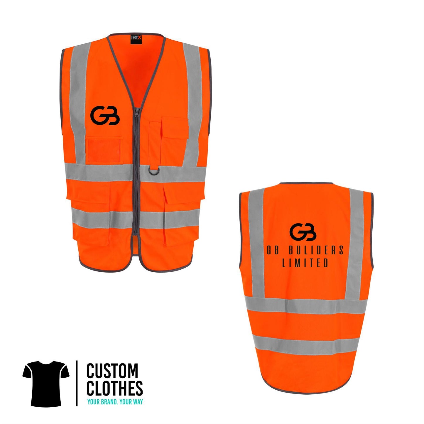 G BUILD - HI-VIS EXECUTIVE VEST [RX705]