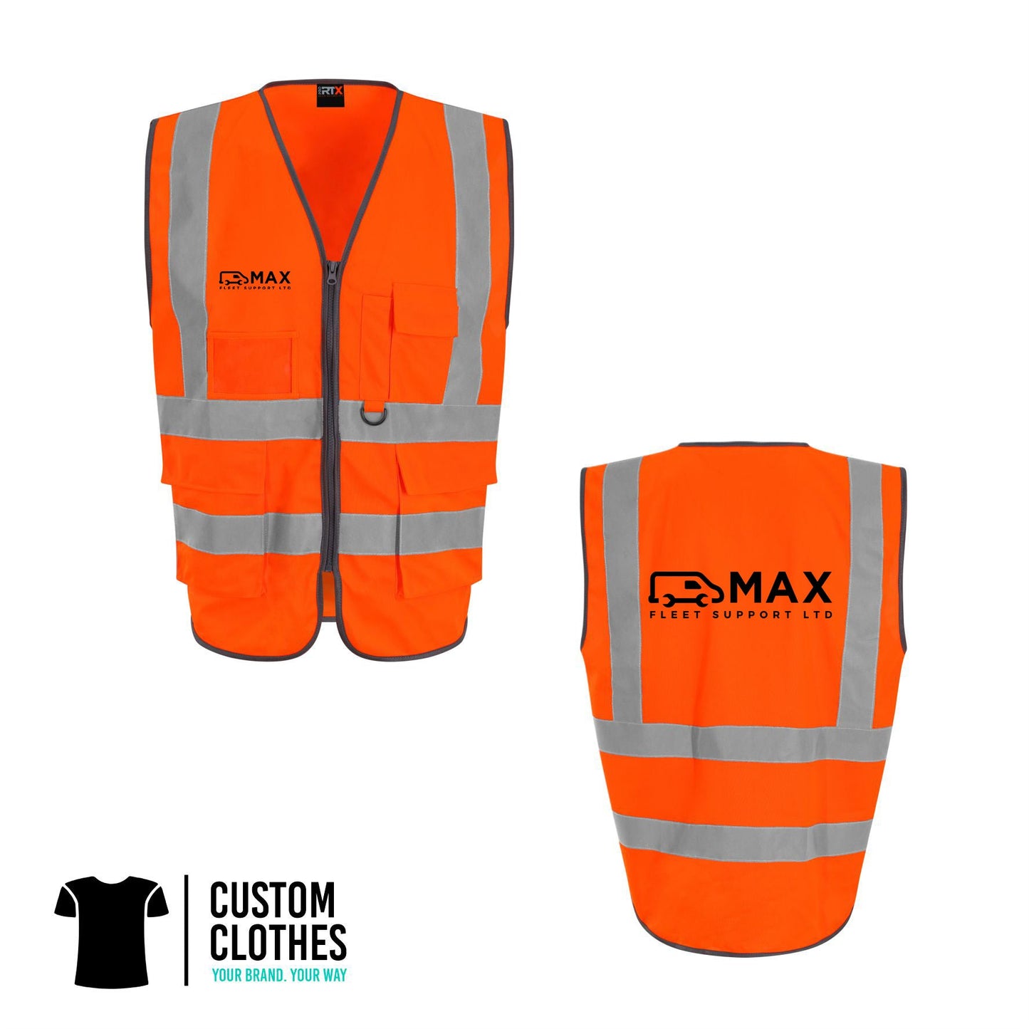 MAX FLEET - HI-VIS EXECUTIVE VEST [RX705]