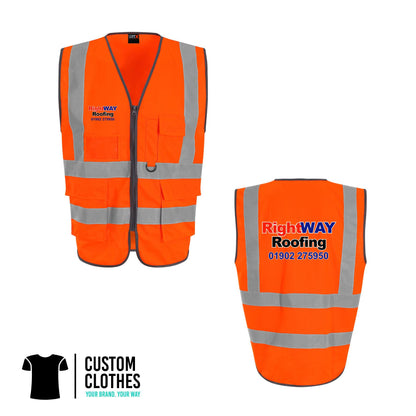 RIGHT WAY ROOFING - HI-VIS EXECUTIVE VEST [RX705]