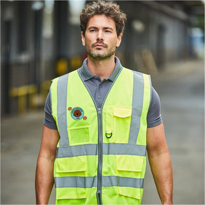 HAPPY HOUNDS HQ - HI-VIS EXECUTIVE VEST [RX705]