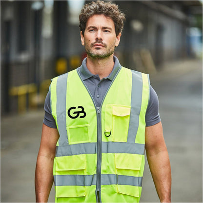 G BUILD - HI-VIS EXECUTIVE VEST [RX705]