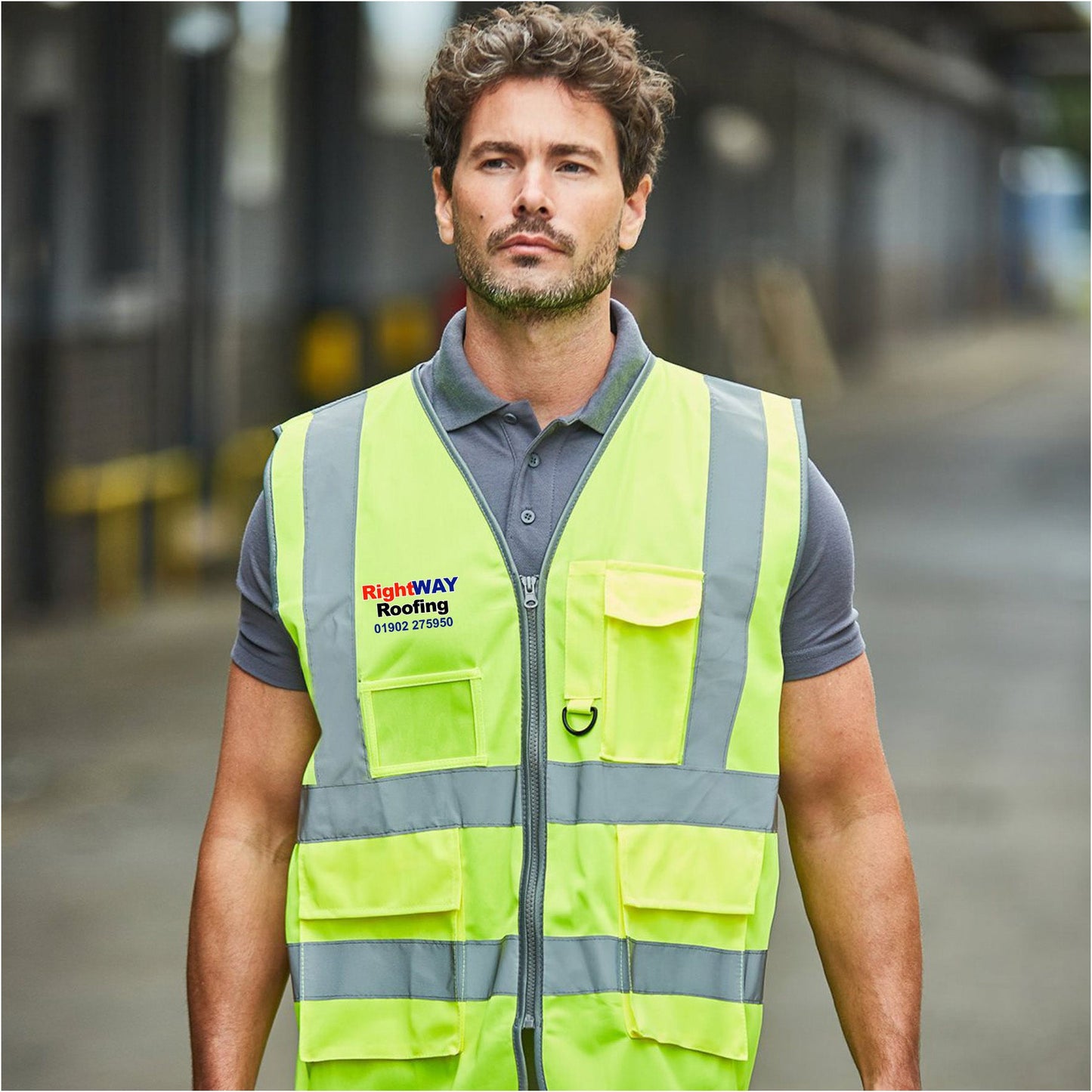 RIGHT WAY ROOFING - HI-VIS EXECUTIVE VEST [RX705]