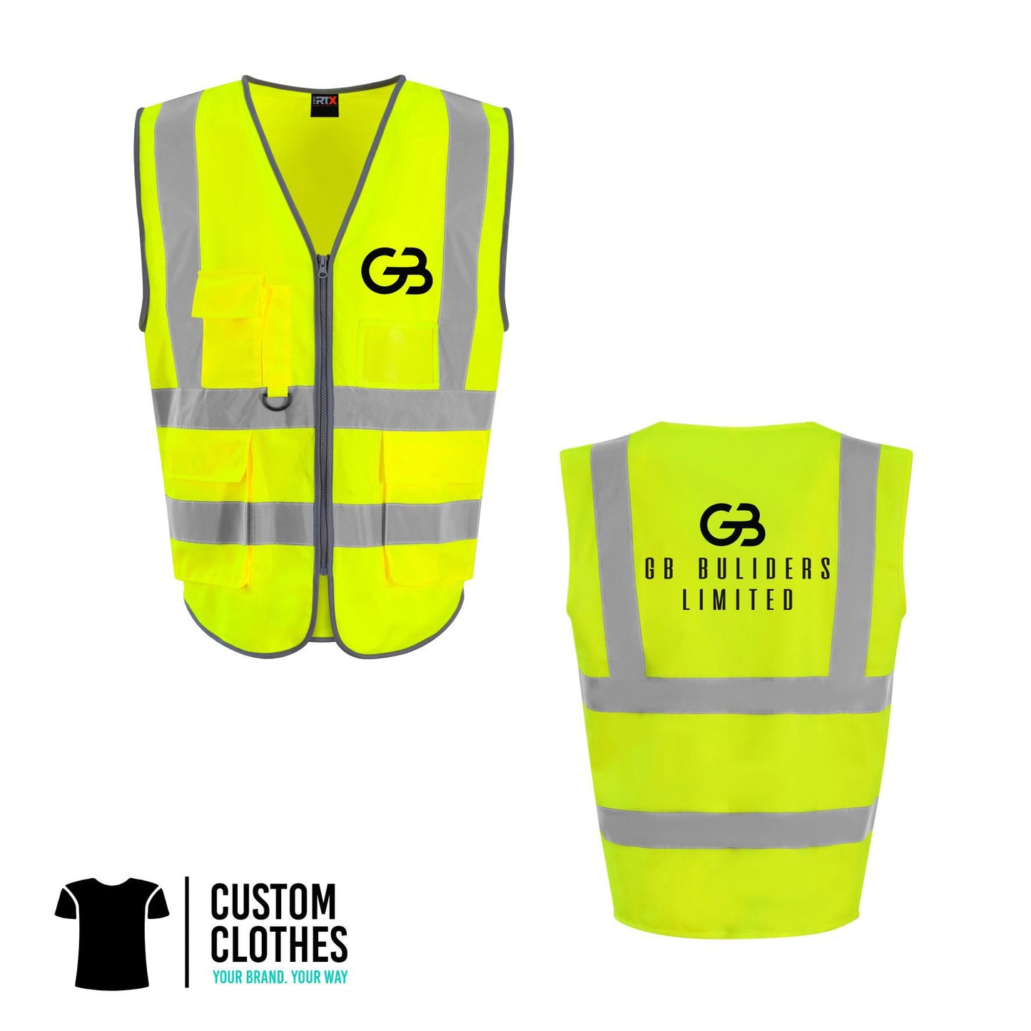 G BUILD - HI-VIS EXECUTIVE VEST [RX705]