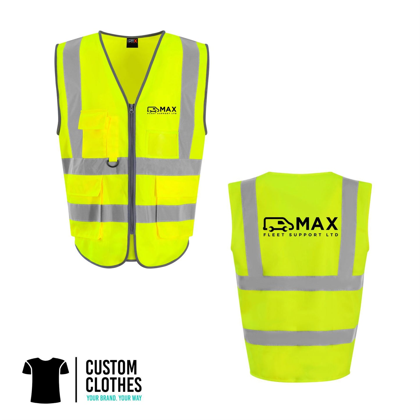 MAX FLEET - HI-VIS EXECUTIVE VEST [RX705]