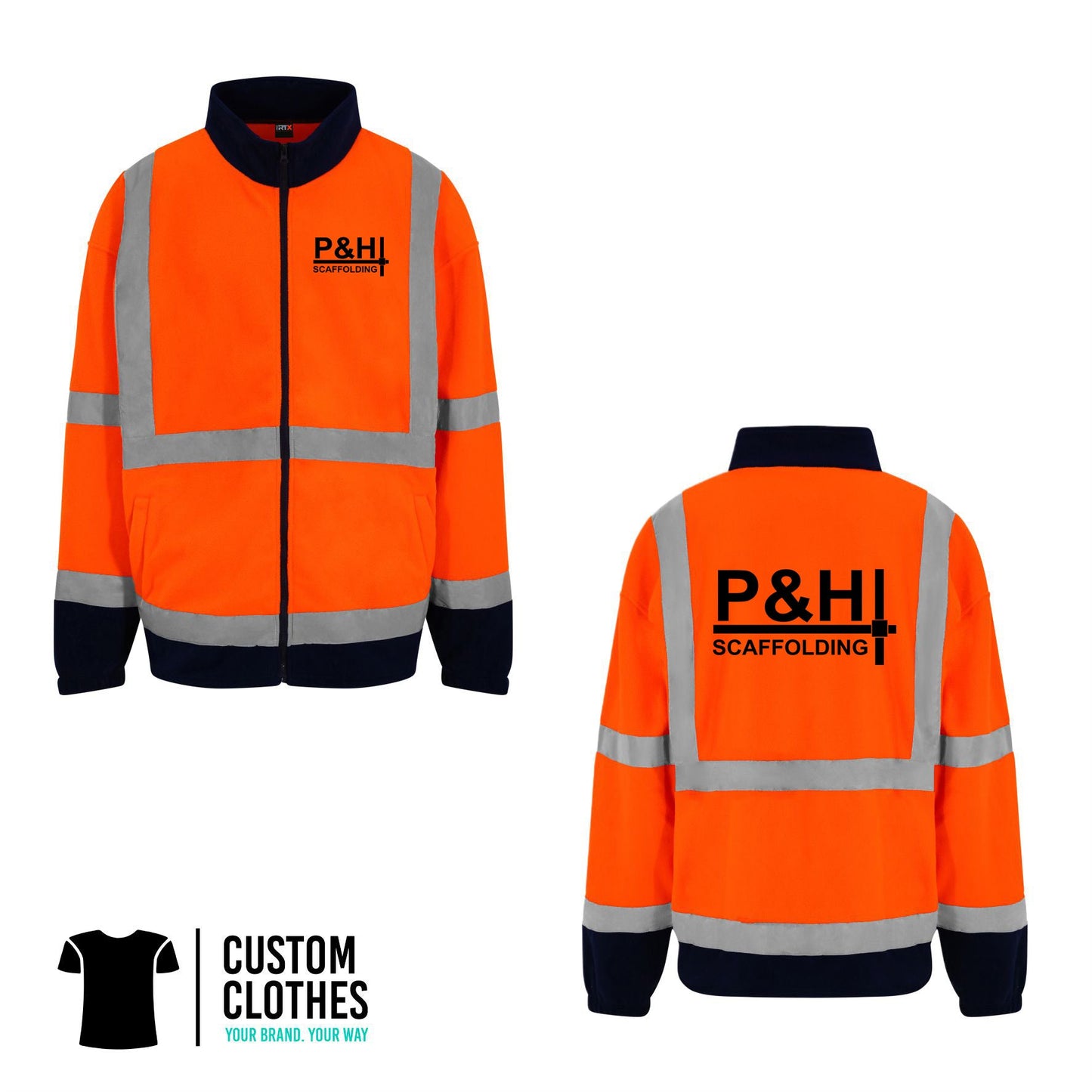 P&H SCAFFOLDING - HI-VIS FLEECE [RX750]