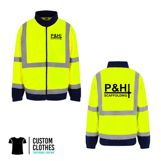 P&H SCAFFOLDING - HI-VIS FLEECE [RX750]