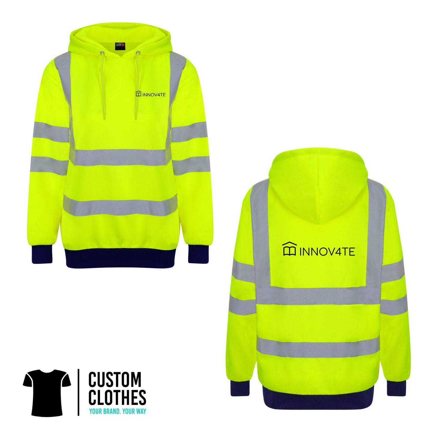 INNOV4TE - HI-VIS HOODIE [RX740]