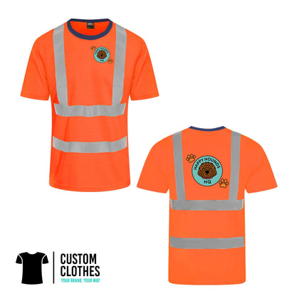 HAPPY HOUNDS HQ - HI-VIS T-SHIRT [RX720]
