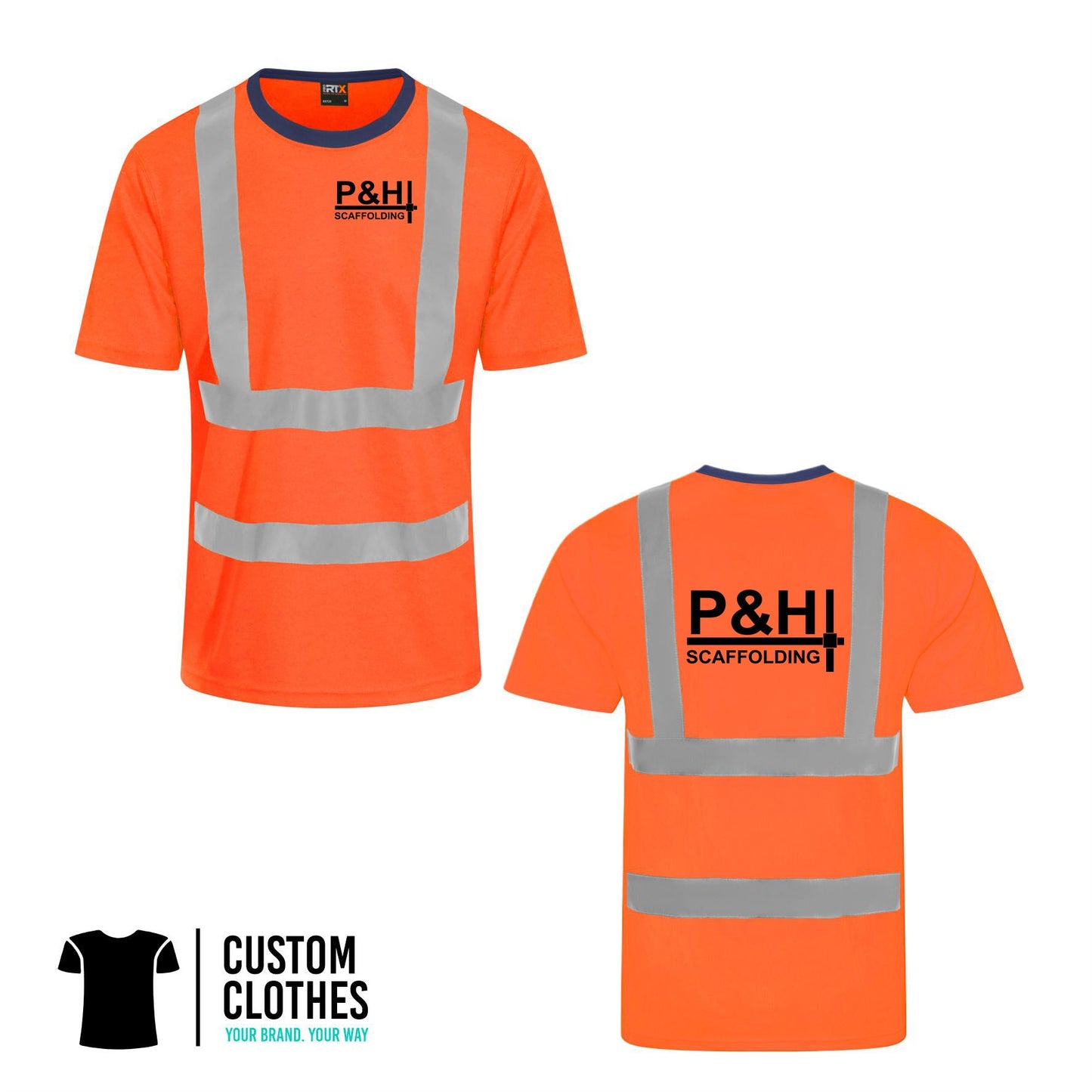 P&H SCAFFOLDING - HI-VIS T-SHIRT [RX720]