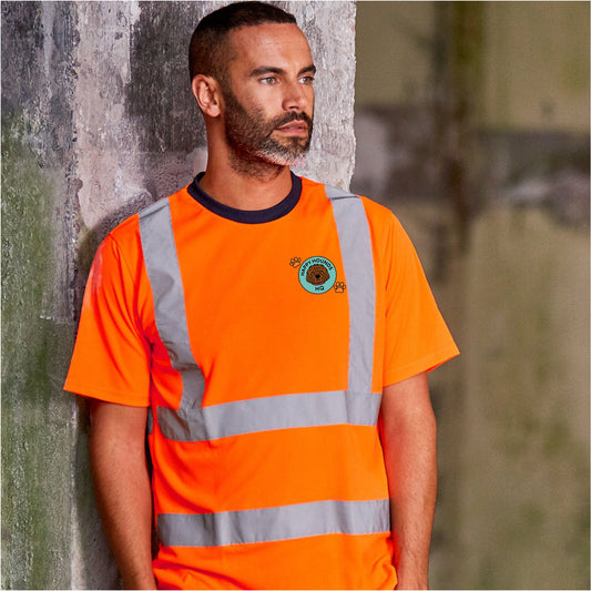 HAPPY HOUNDS HQ - HI-VIS T-SHIRT [RX720]