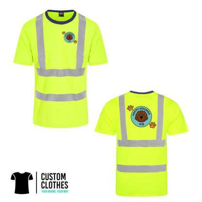 HAPPY HOUNDS HQ - HI-VIS T-SHIRT [RX720]