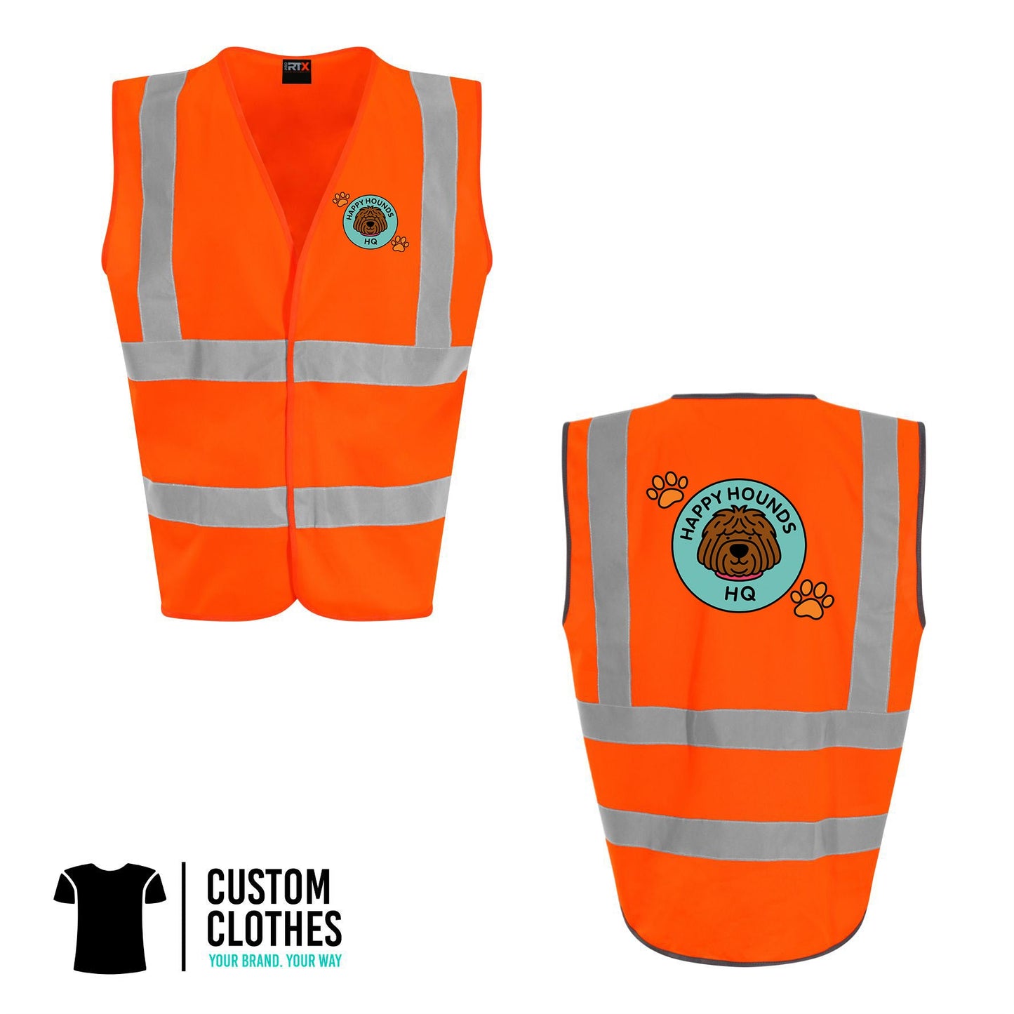 HAPPY HOUNDS HQ - HI-VIS VEST [RX700]