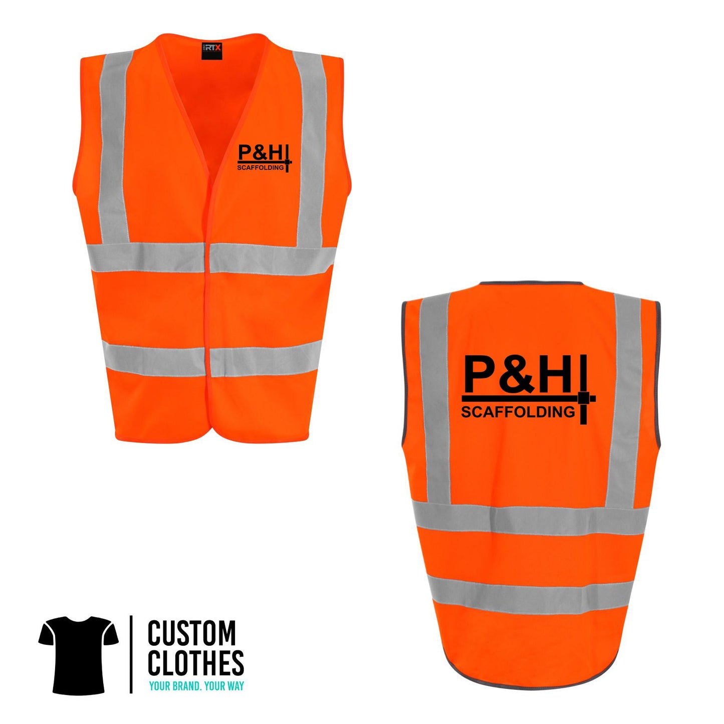 P&H SCAFFOLDING - HI-VIS VEST [RX700]