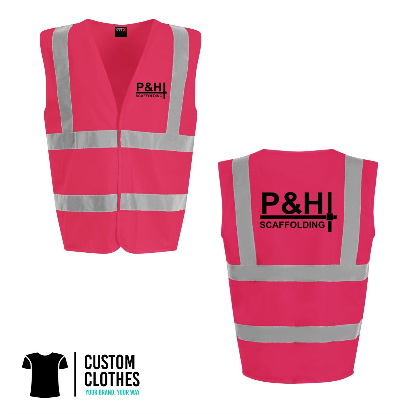 P&H SCAFFOLDING - HI-VIS VEST [RX700]