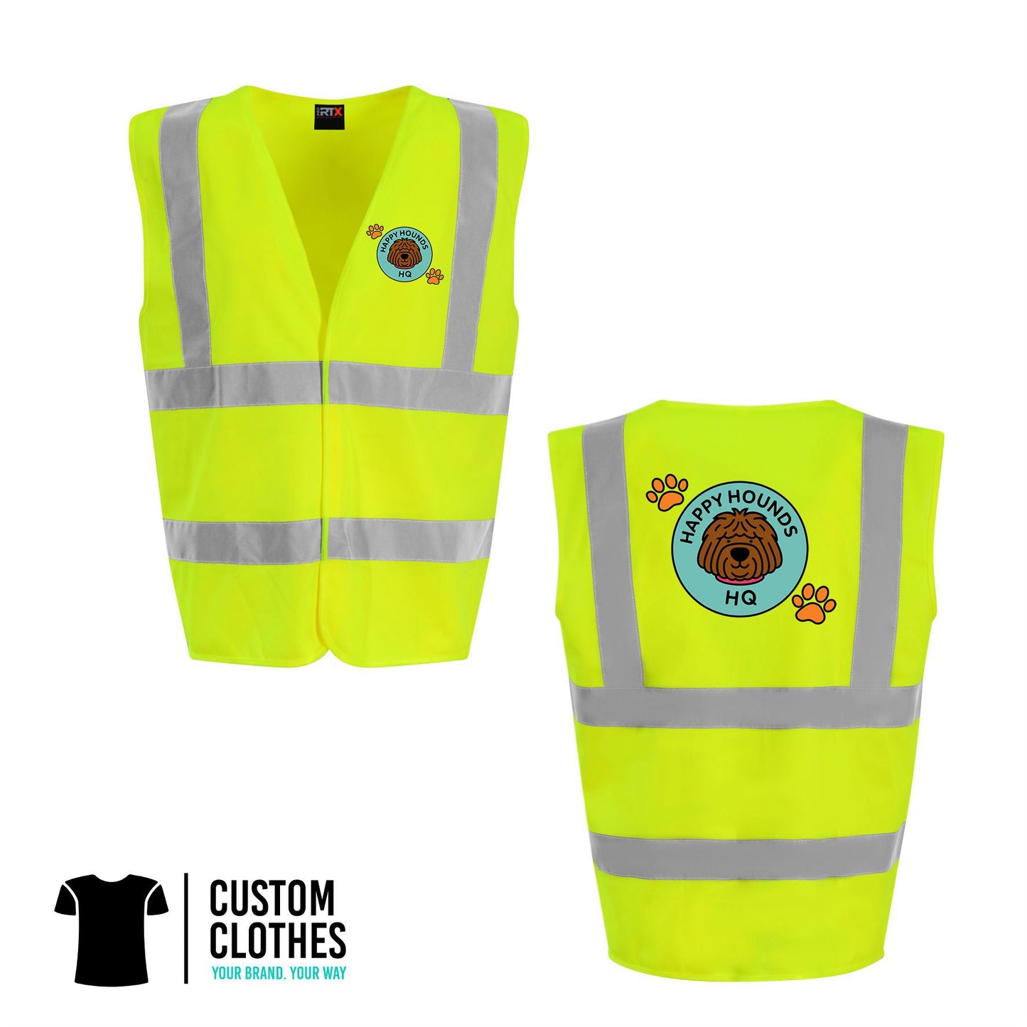 HAPPY HOUNDS HQ - HI-VIS VEST [RX700]