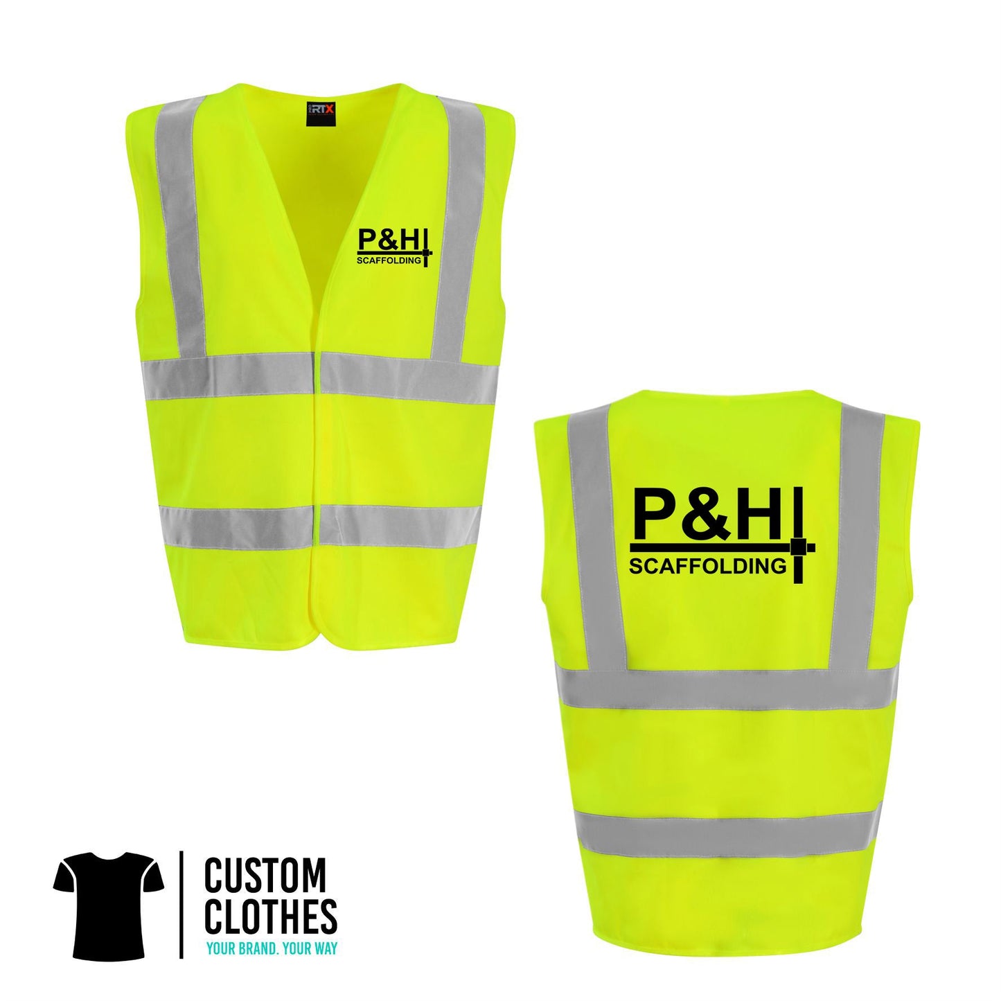 P&H SCAFFOLDING - HI-VIS VEST [RX700]