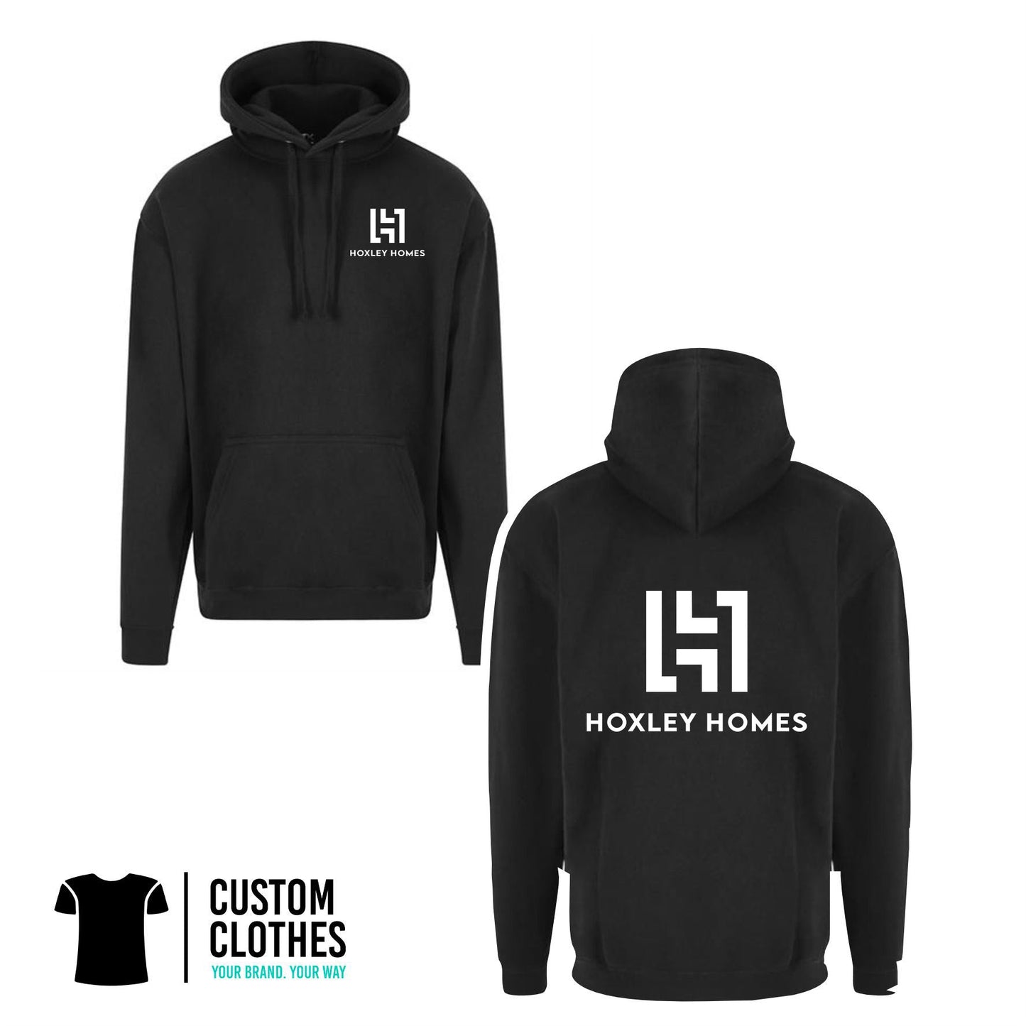 Hoxley Homes - RTX HOODIE - LEFT BREAST LOGO [RX350]