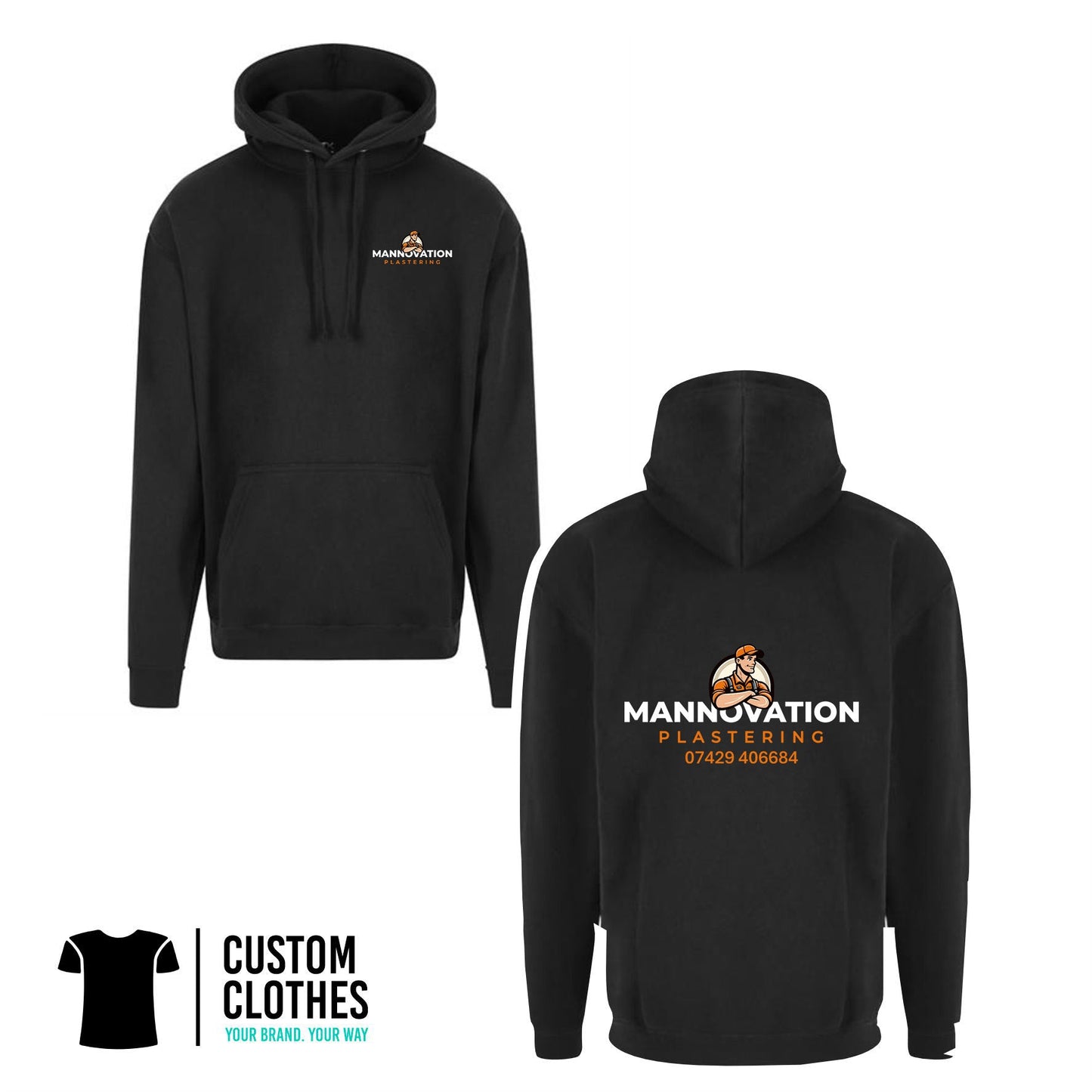 MANNOVATION - RTX HOODIE - LEFT BREAST LOGO [RX350]