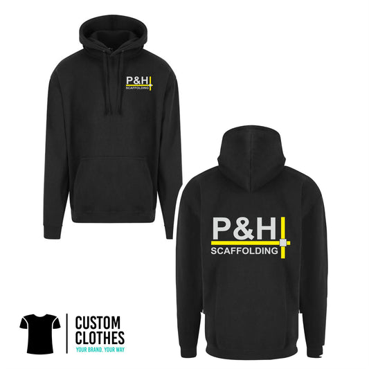 P&H SCAFFOLDING - RTX HOODIE - LEFT BREAST LOGO [RX350]