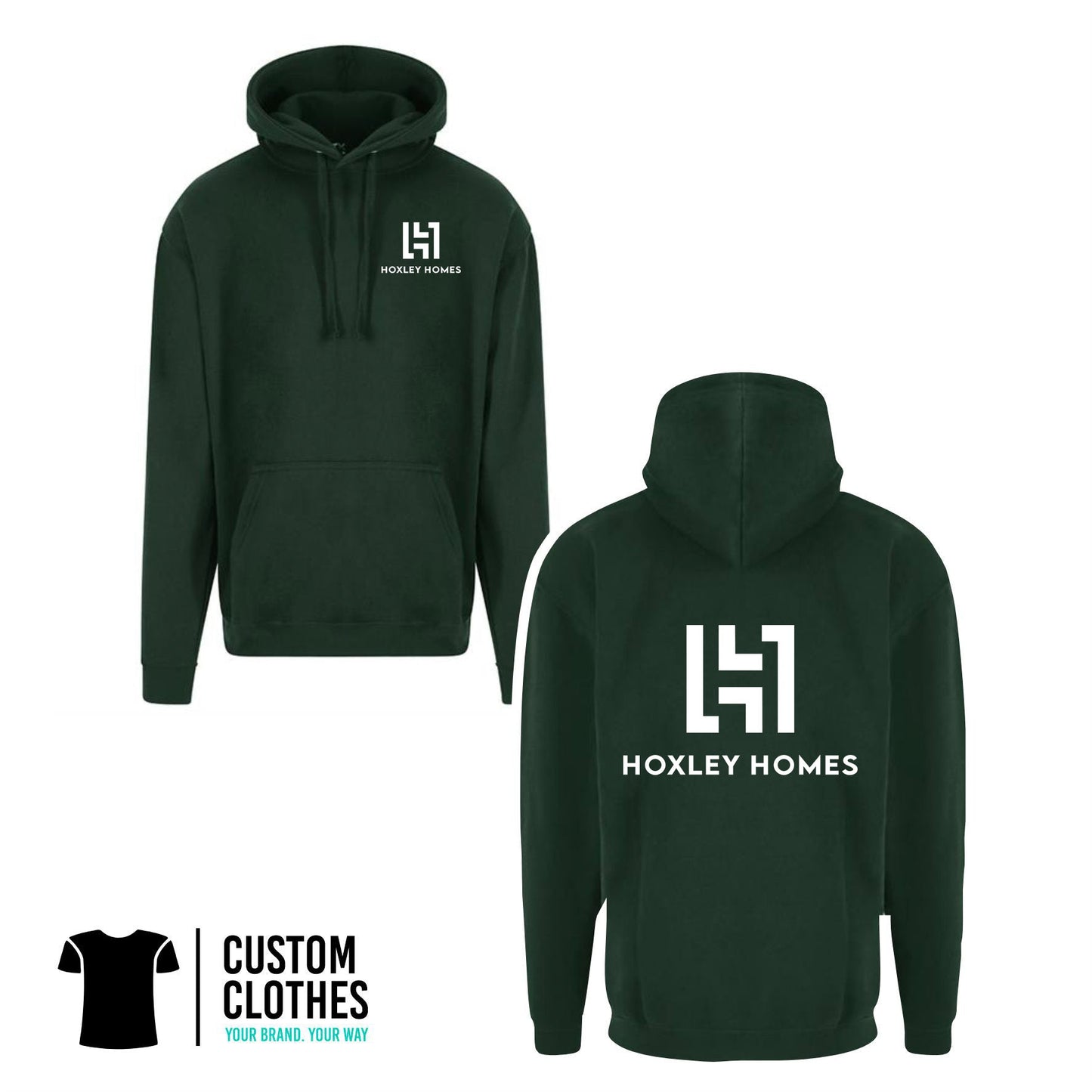 Hoxley Homes - RTX HOODIE - LEFT BREAST LOGO [RX350]