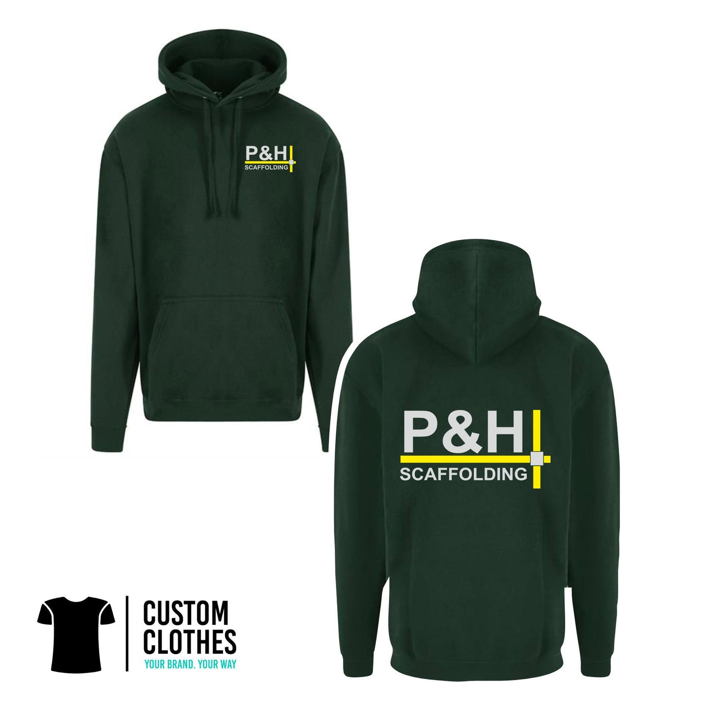 P&H SCAFFOLDING - RTX HOODIE - LEFT BREAST LOGO [RX350]