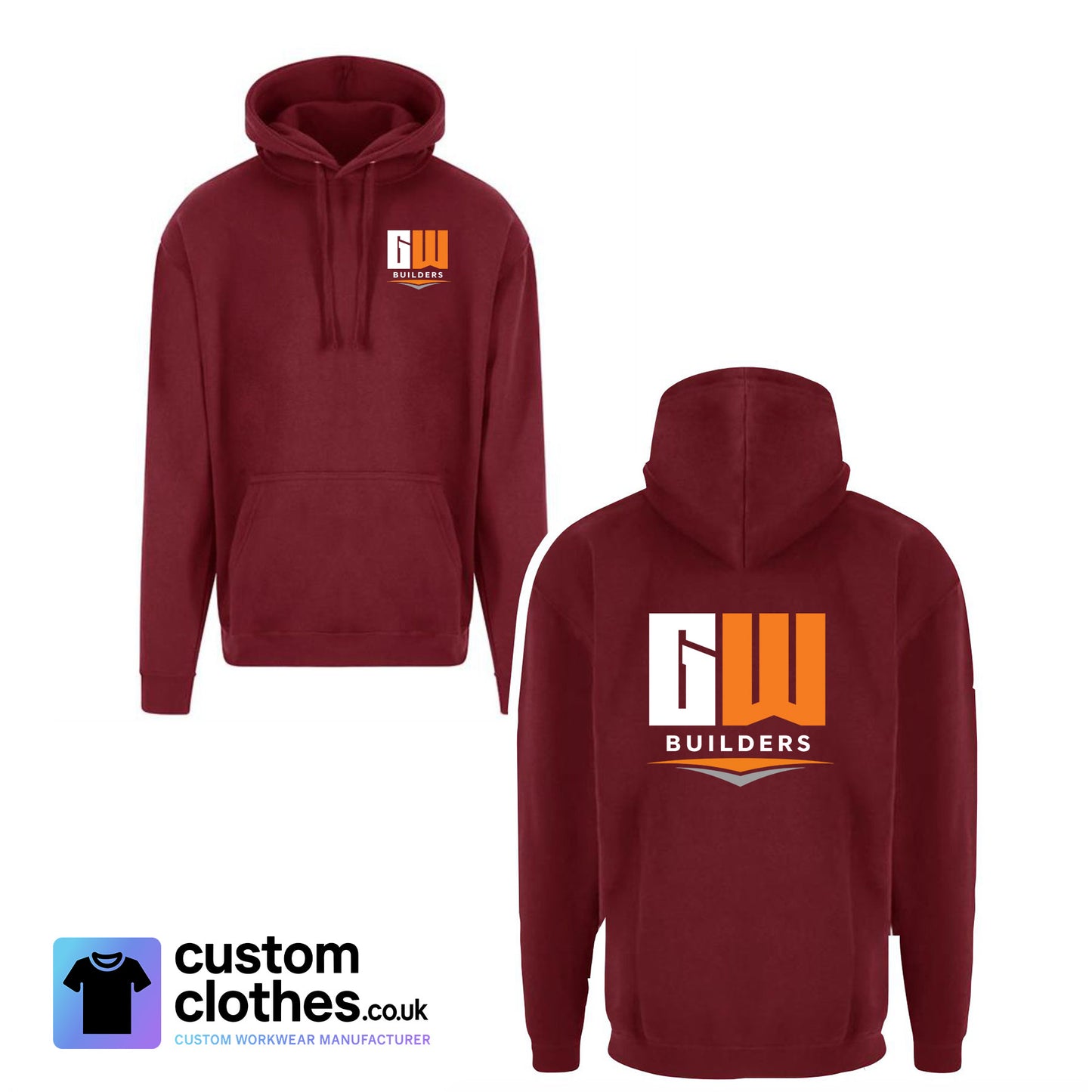 GW Builders - RTX HOODIE - LEFT BREAST LOGO [RX350]