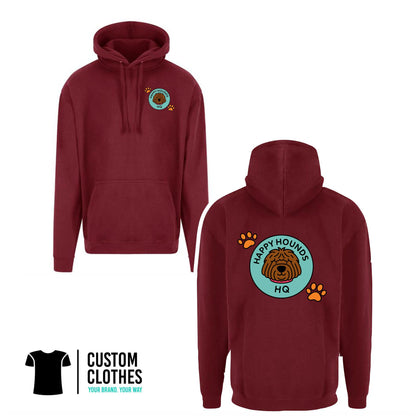HAPPY HOUNDS HQ - RTX HOODIE - LEFT BREAST LOGO [RX350]
