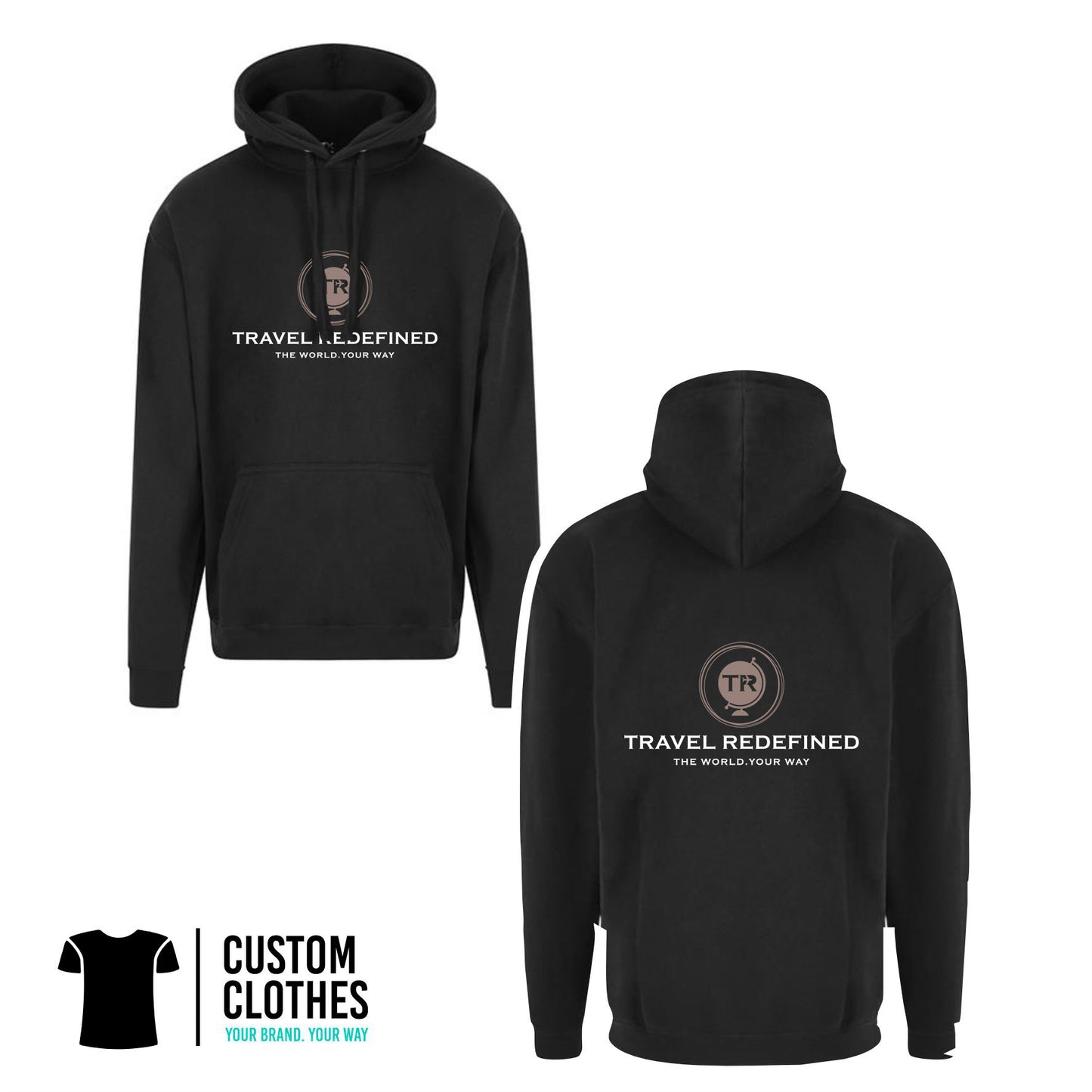 Travel Redefined Ltd - RTX HOODIE - CHEST LOGO [RX350]
