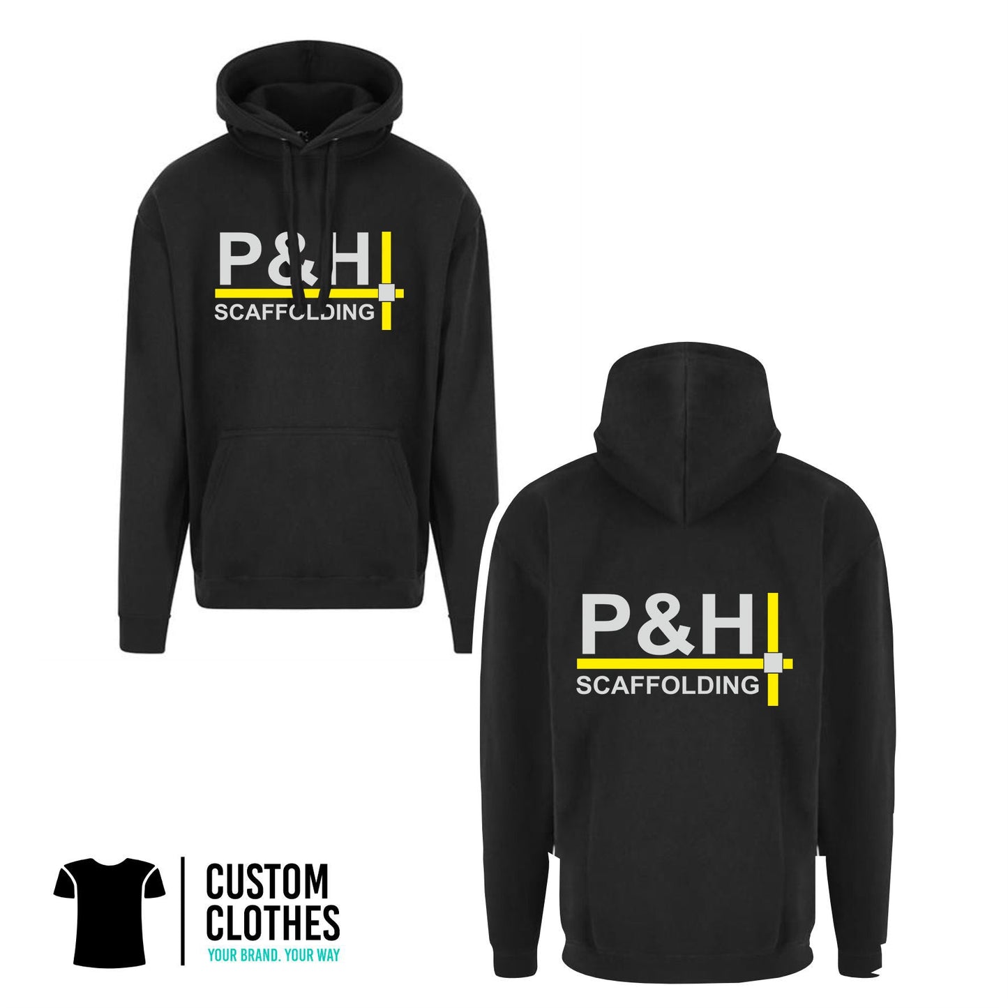 P&H SCAFFOLDING - RTX HOODIE - CHEST LOGO [RX350]